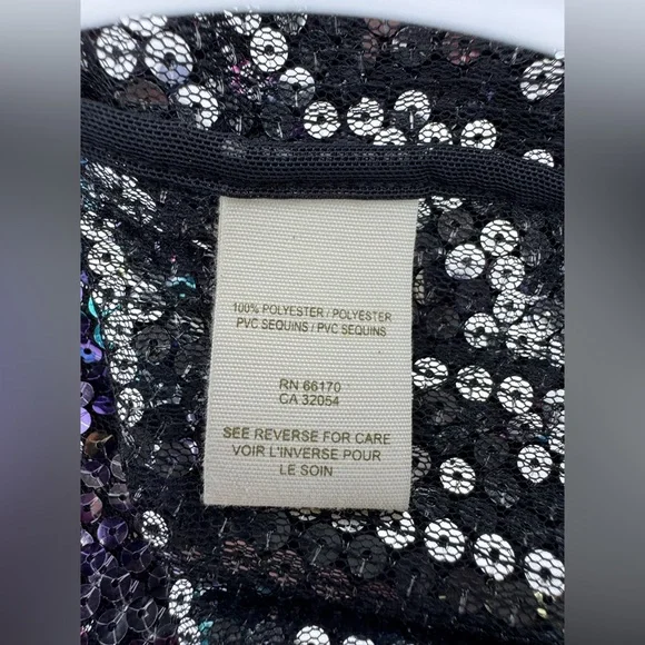 FREE PEOPLE Intimately Psychedelic Sequin Slip Dress Women’s‎ Size Medium - Picture 6 of 8